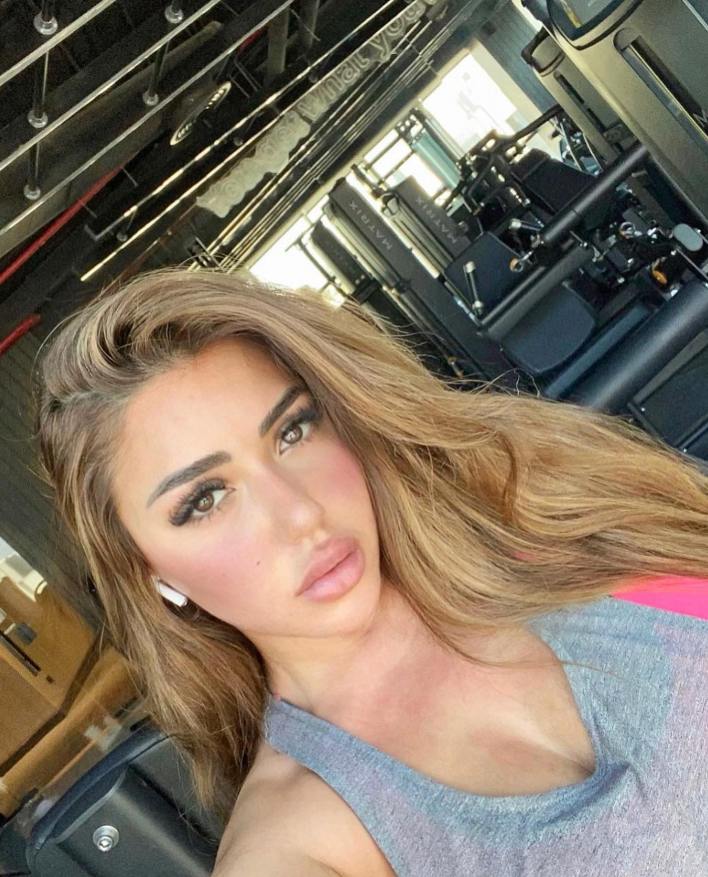 سارة سلامة فى احدص ظهور من الجيم