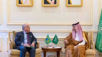 وزير الخارجية السعودي يبحث تطورات غزة مع نظيره البرازيلي